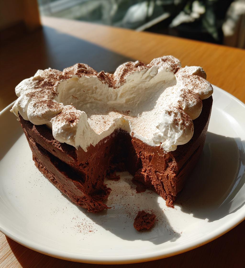Heart-shaped desserts