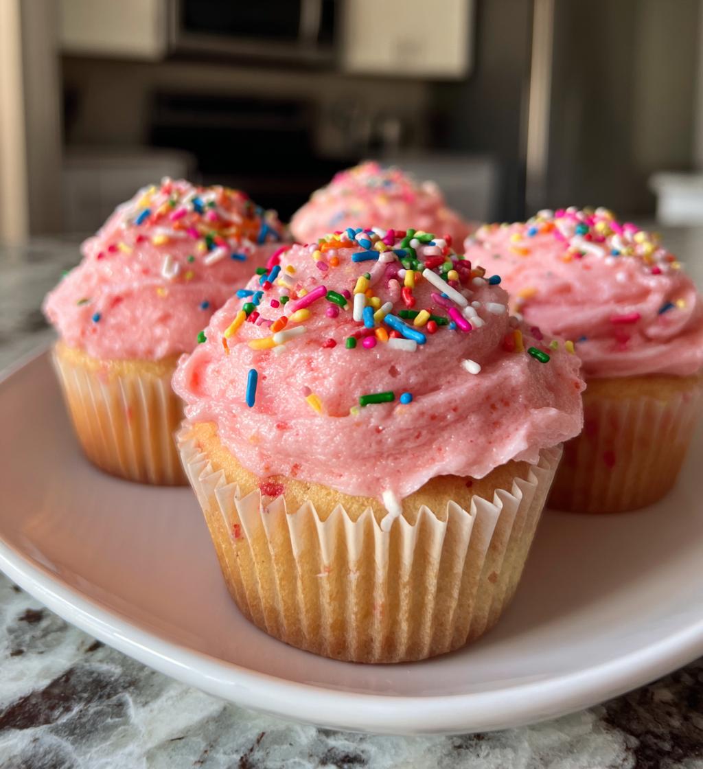 Pink cupcakes ideas
