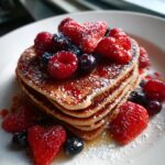 Valentine pancakes