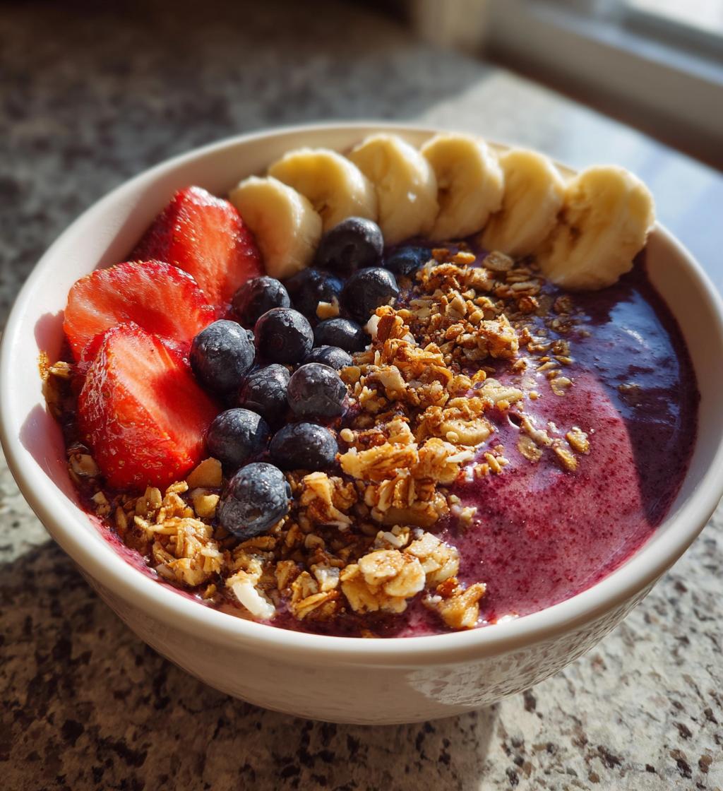 Vegan smoothie bowl