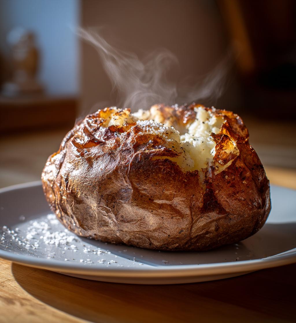 Perfect Crispy Baked Potato in Air Fryer in 40 Minutes
