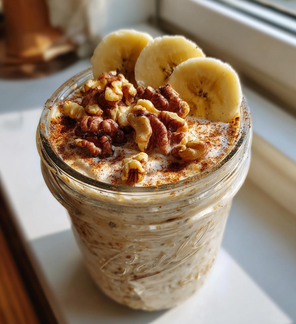 banana bread overnight oats