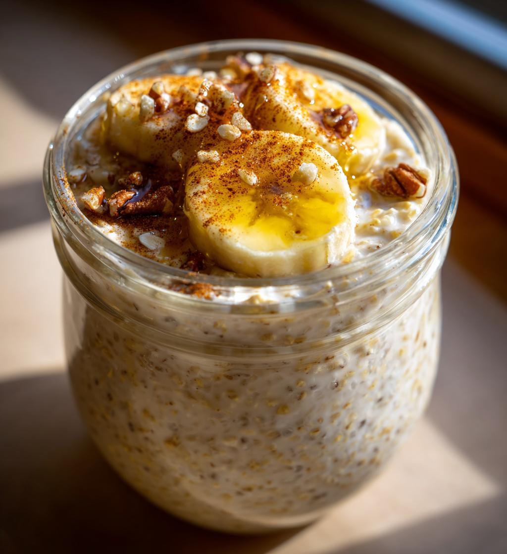banana bread overnight oats