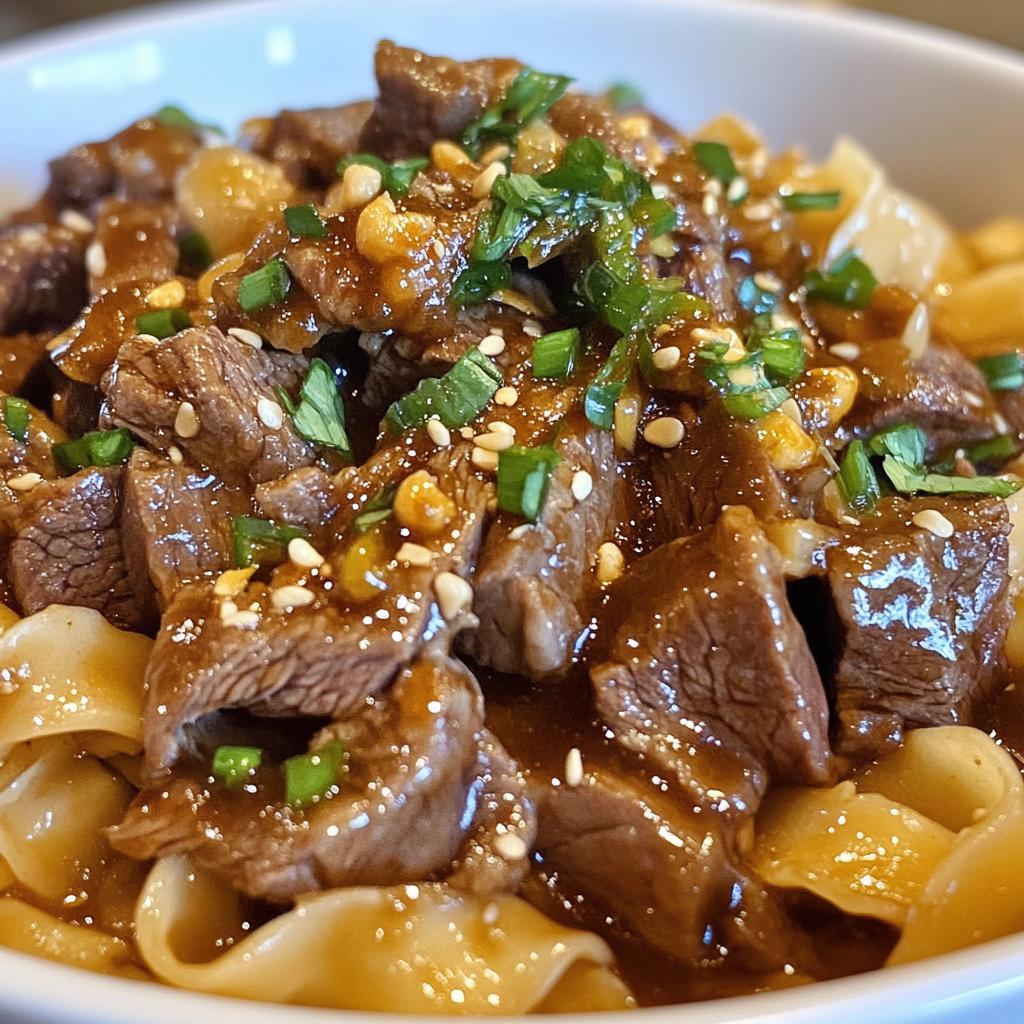 beef and noodles