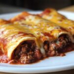 beef enchiladas with red sauce