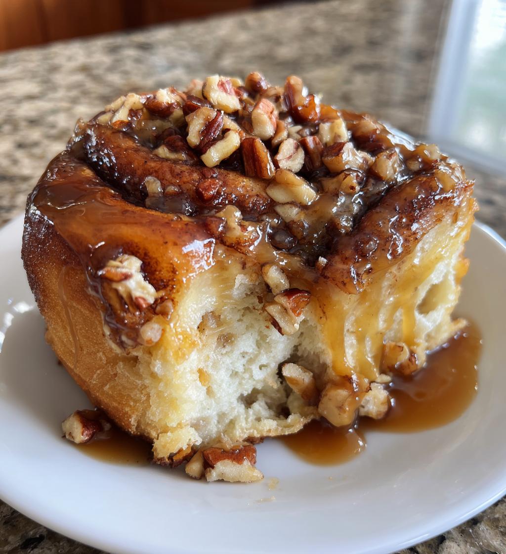 caramel pecan cinnamon rolls