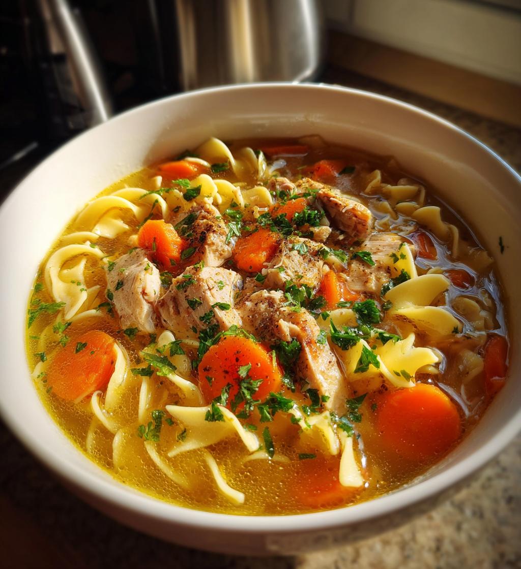 chicken noodle soup homemade