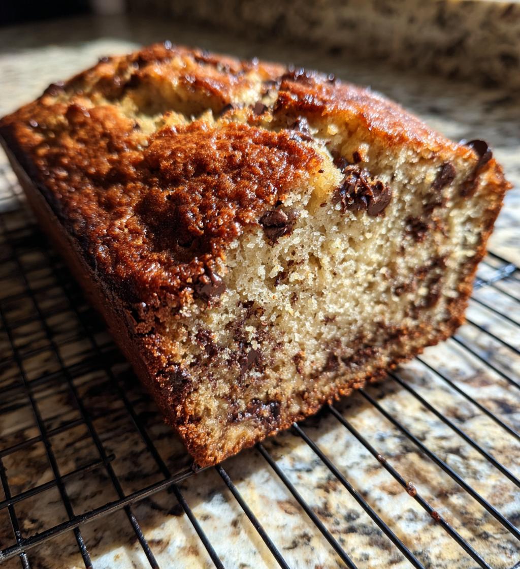 chocolate chip banana bread recipe
