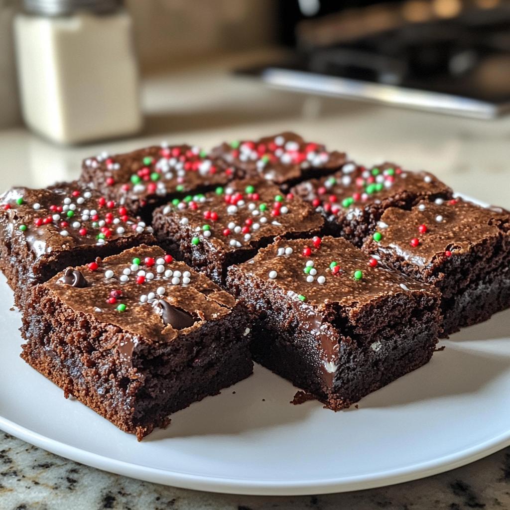 christmas brownies