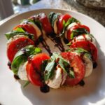 christmas caprese salad