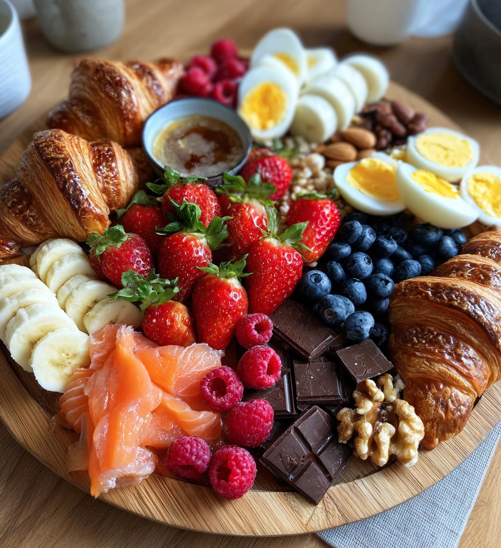 christmas morning breakfast board