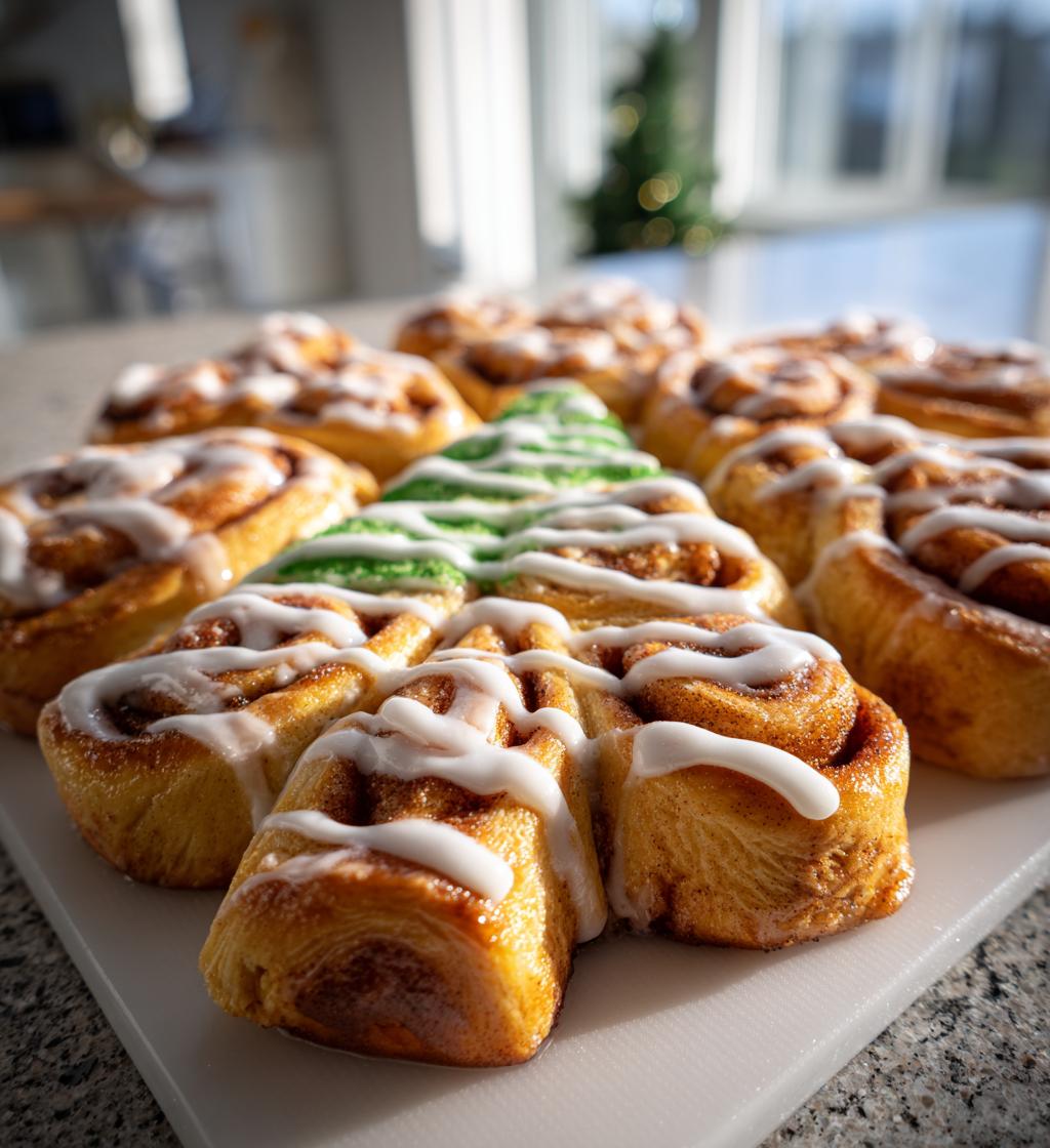 christmas tree cinnamon rolls