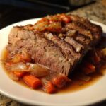 chuck roast in the oven