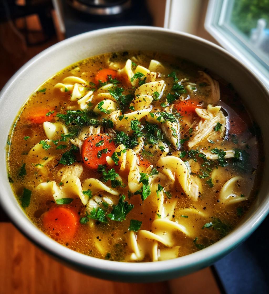 classic chicken noodle soup