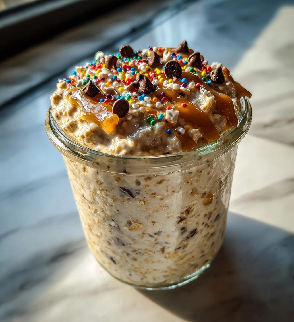cookie dough overnight oats