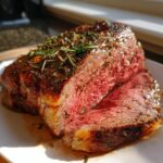 cooking a roast in the oven