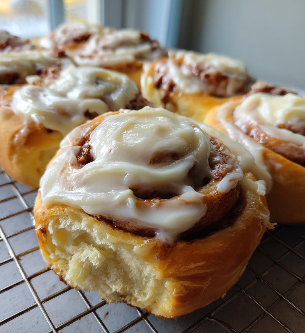 cream cheese frosting for cinnamon rolls