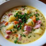 crock pot ham and potato soup