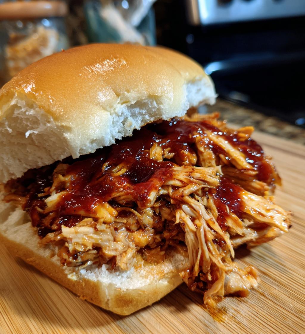 crockpot bbq pulled chicken