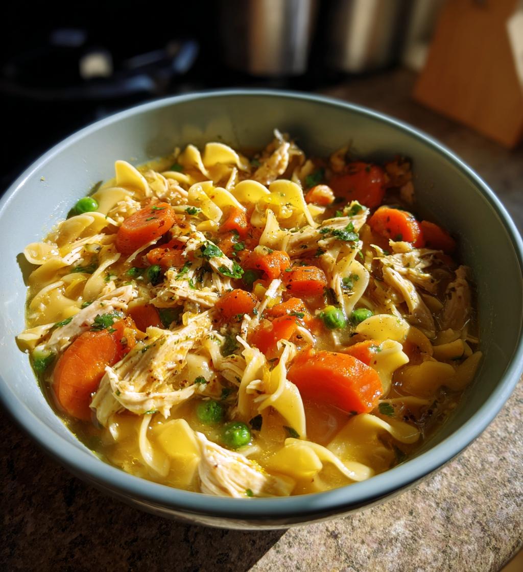 crockpot chicken and noodles