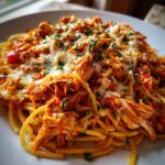 crockpot chicken spaghetti