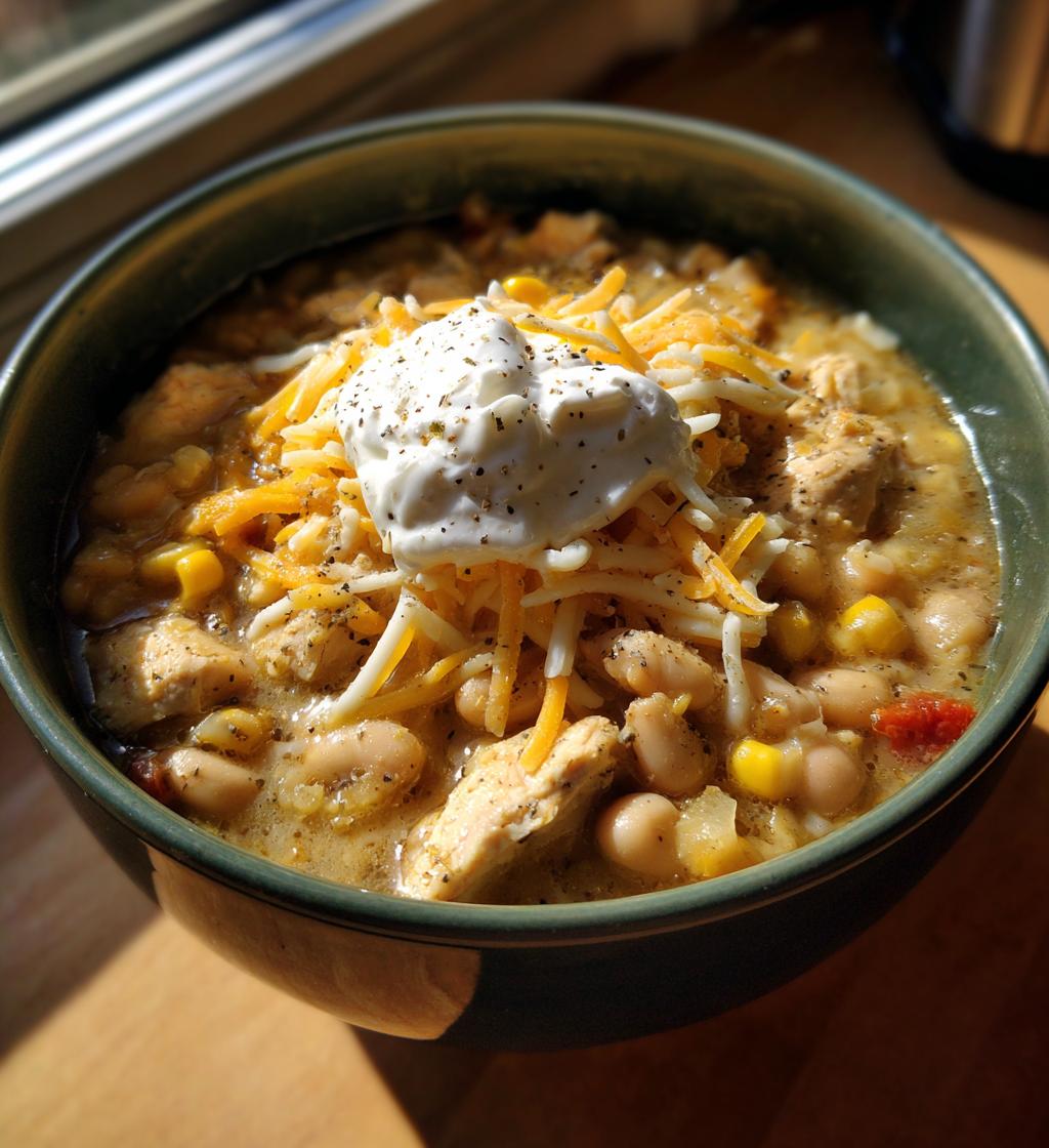 crockpot white chicken chili easy