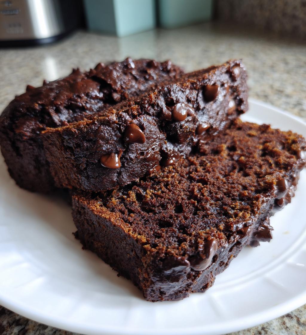 double chocolate banana bread