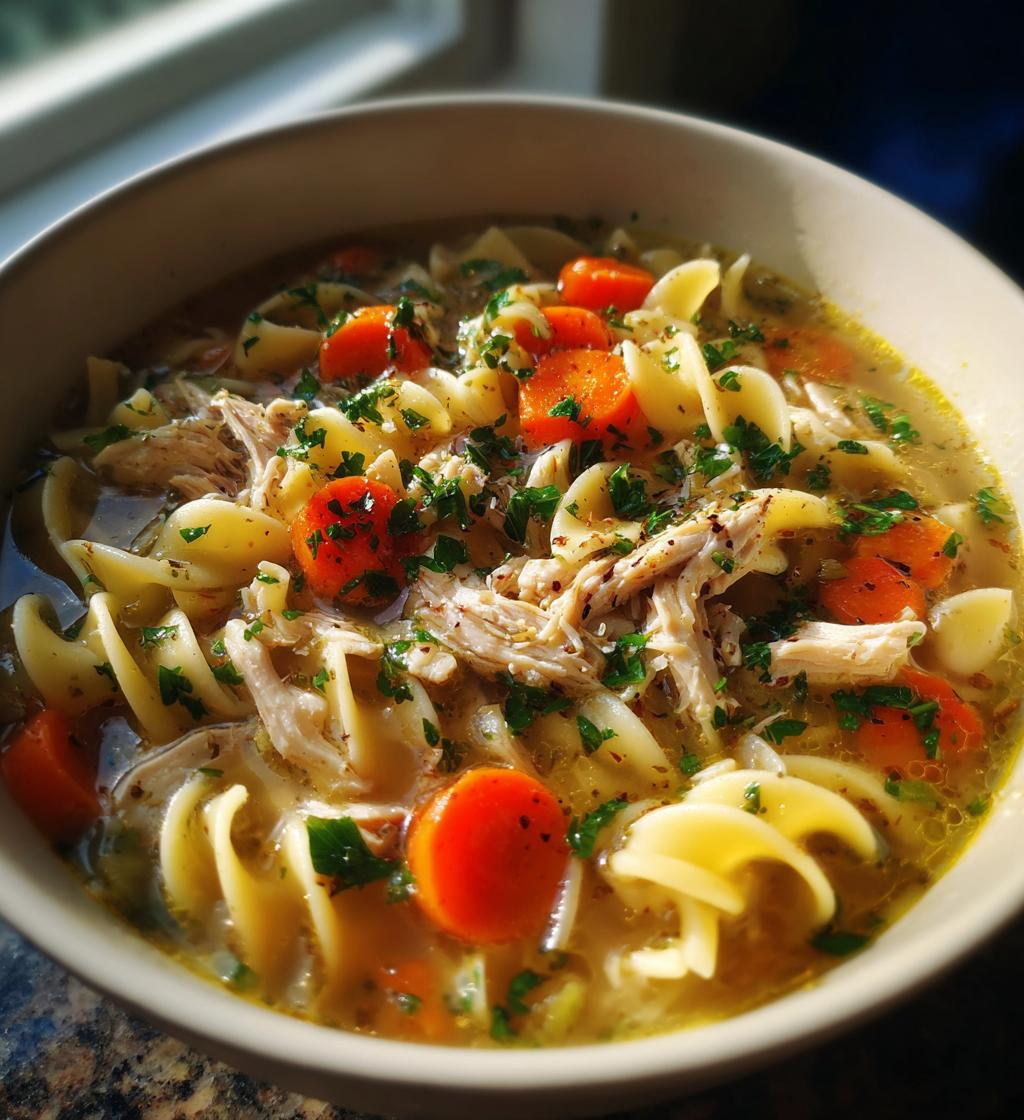 dutch oven chicken noodle soup
