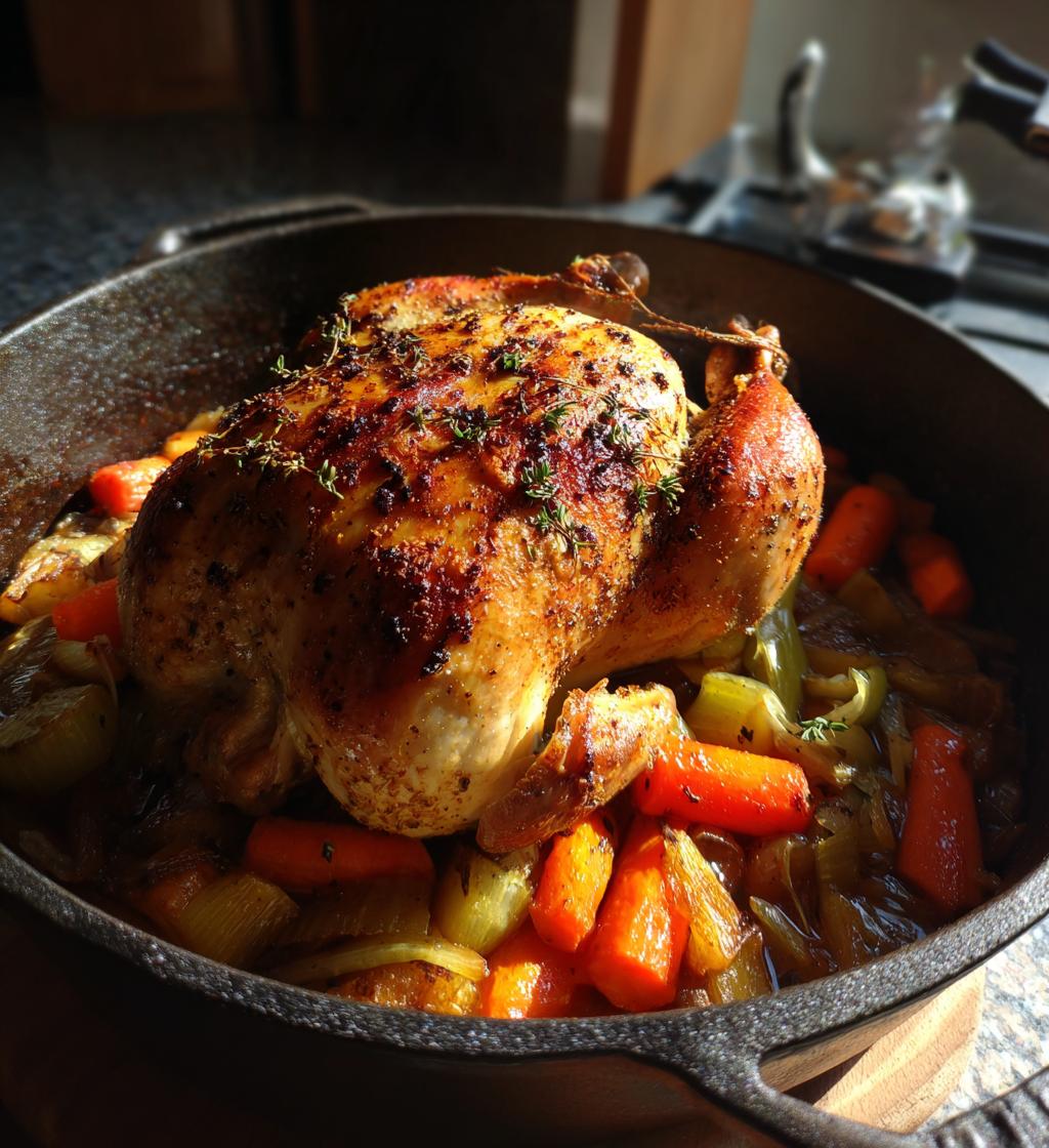 dutch oven roast chicken