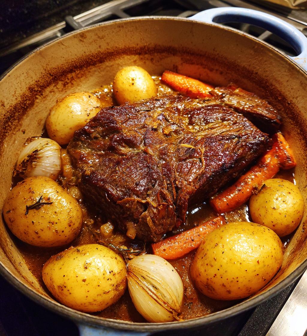 3-Hour Dutch Oven Roast That Melts in Your Mouth