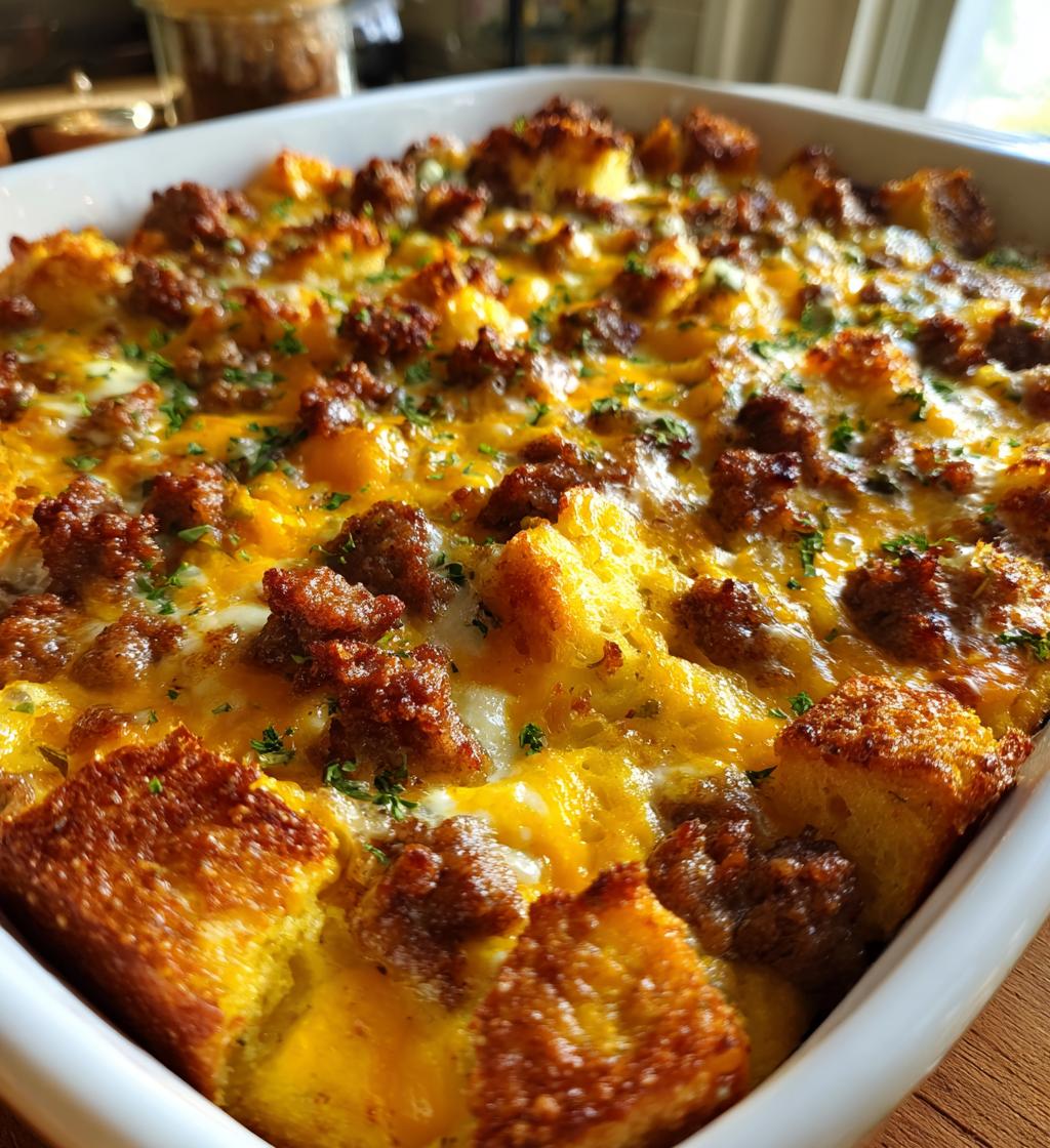 easy overnight breakfast casserole