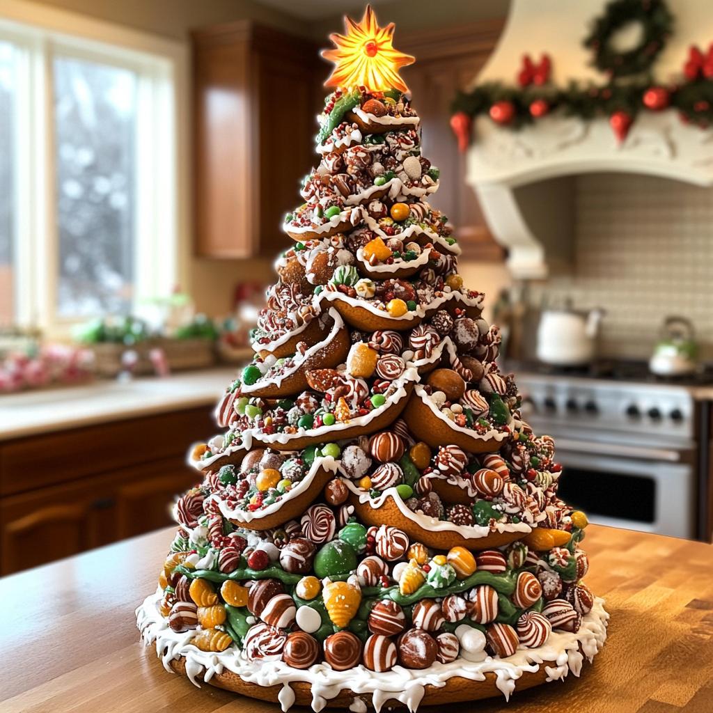 gingerbread christmas tree