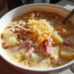 ham potato soup crockpot