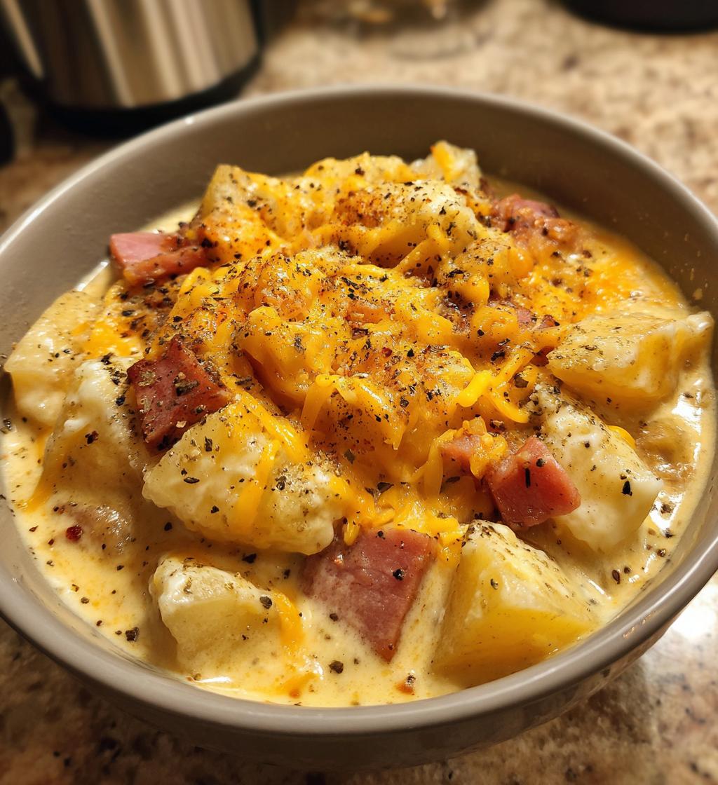 ham potato soup crockpot