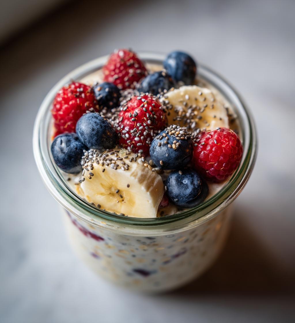 healthy overnight oats