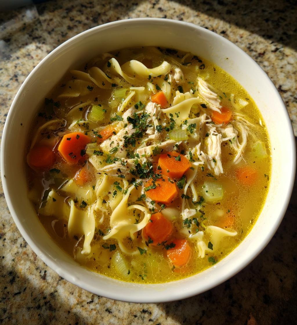 homestyle chicken noodle soup