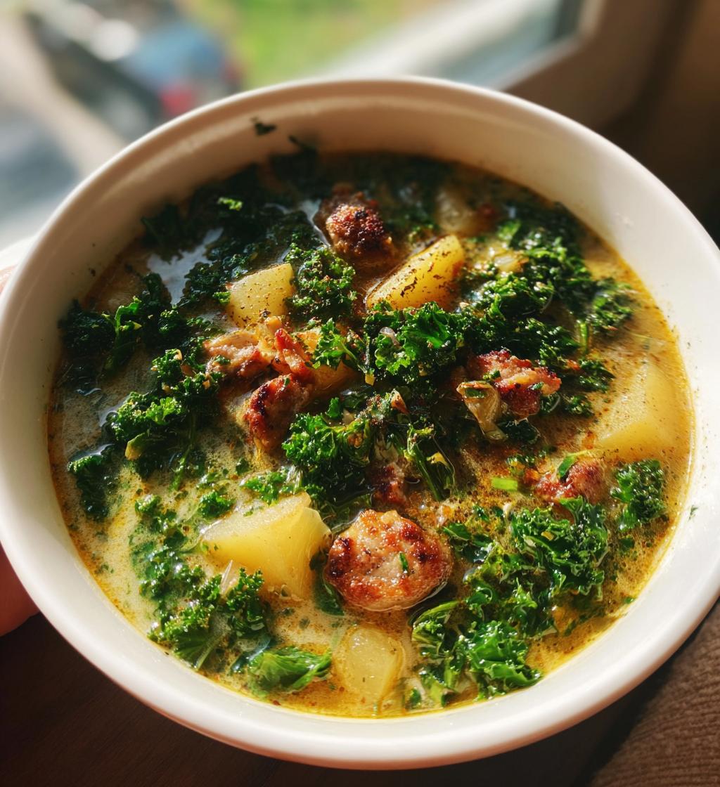 kale potato sausage soup