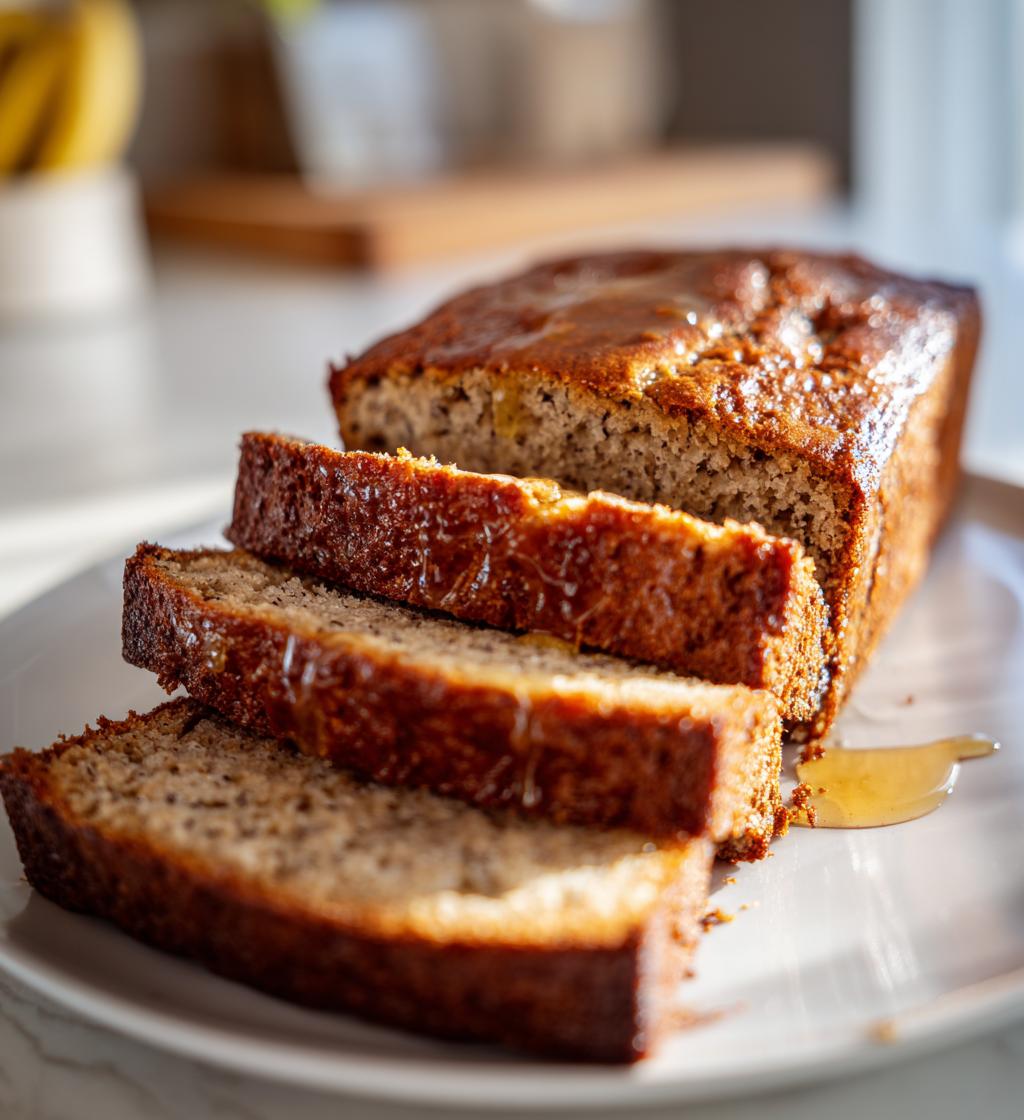 low calorie banana bread
