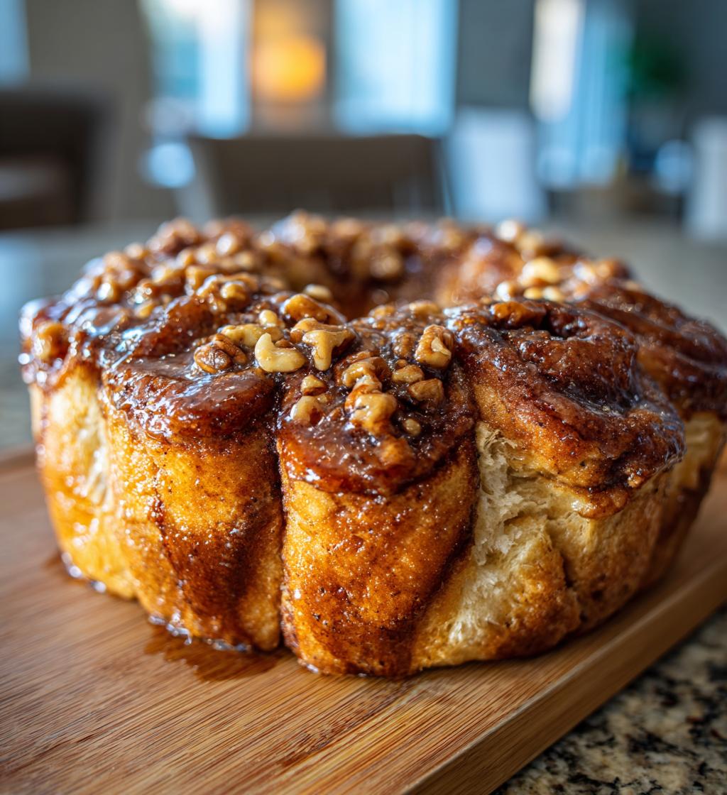 monkey bread with cinnamon rolls