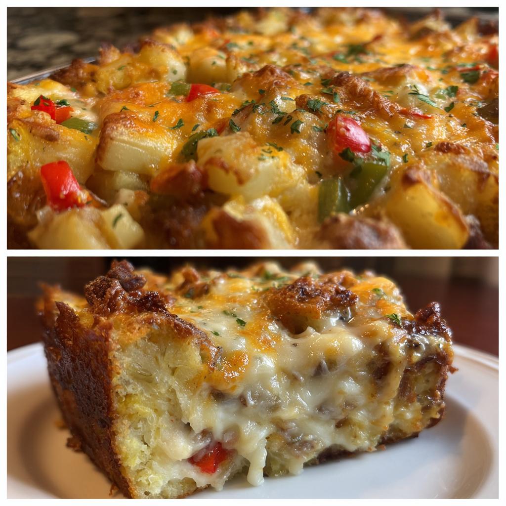 no egg breakfast casserole