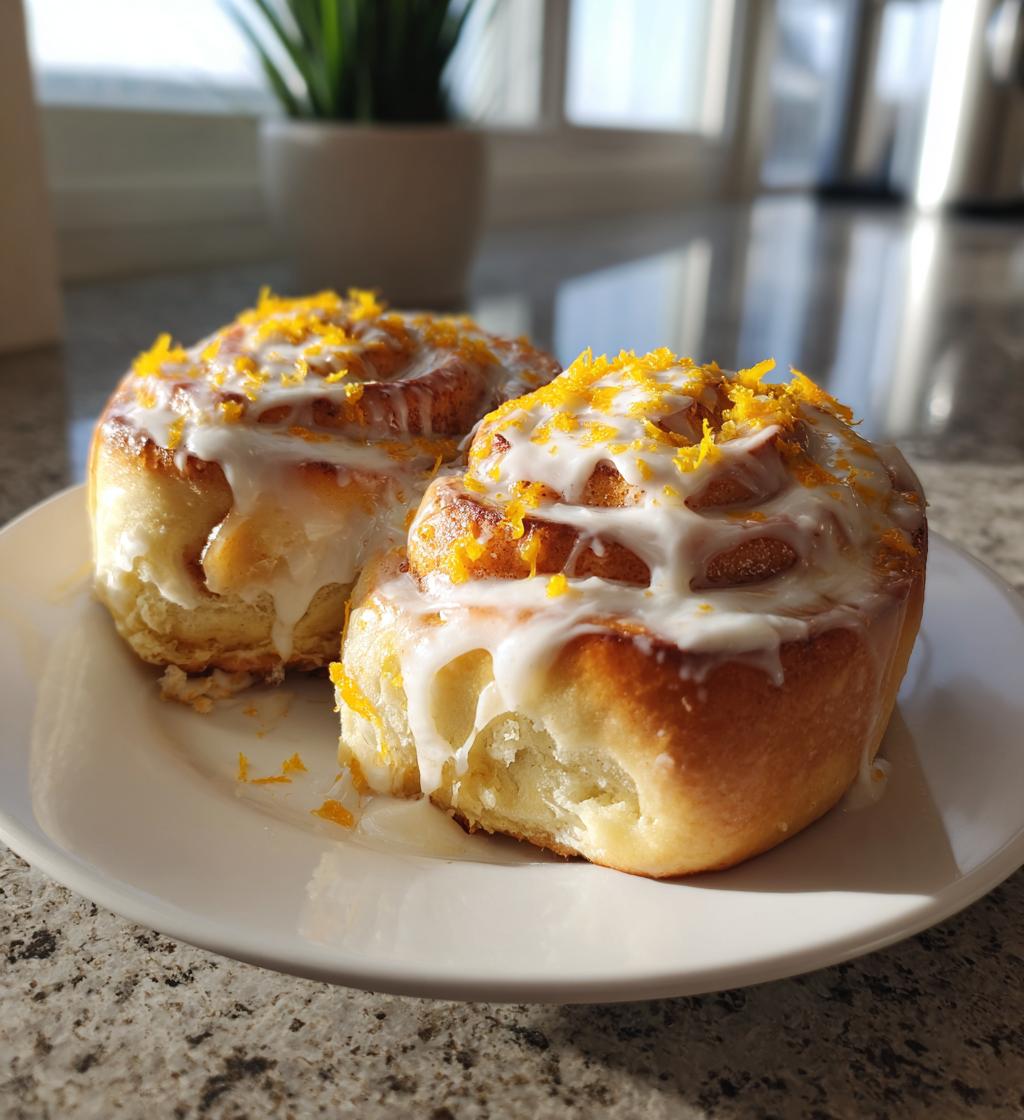 orange cinnamon rolls