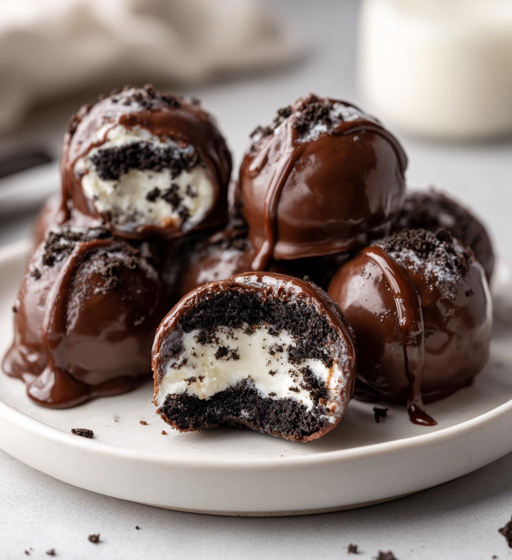 oreo cheesecake balls