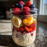 overnight oats in a jar