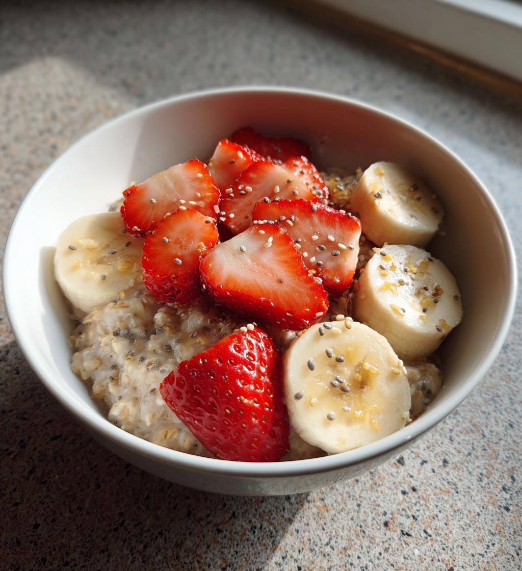 overnight oats with chia seeds