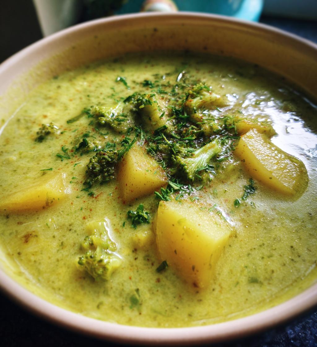 potato and broccoli soup