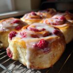 raspberry cinnamon rolls