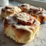 red velvet cinnamon rolls