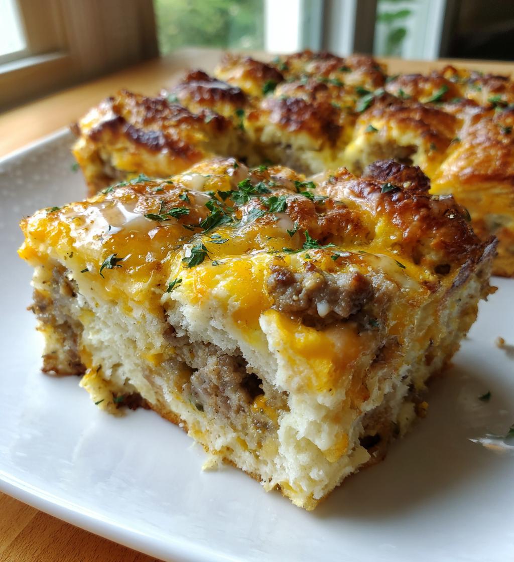sausage gravy breakfast casserole