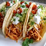 shredded chicken tacos crockpot