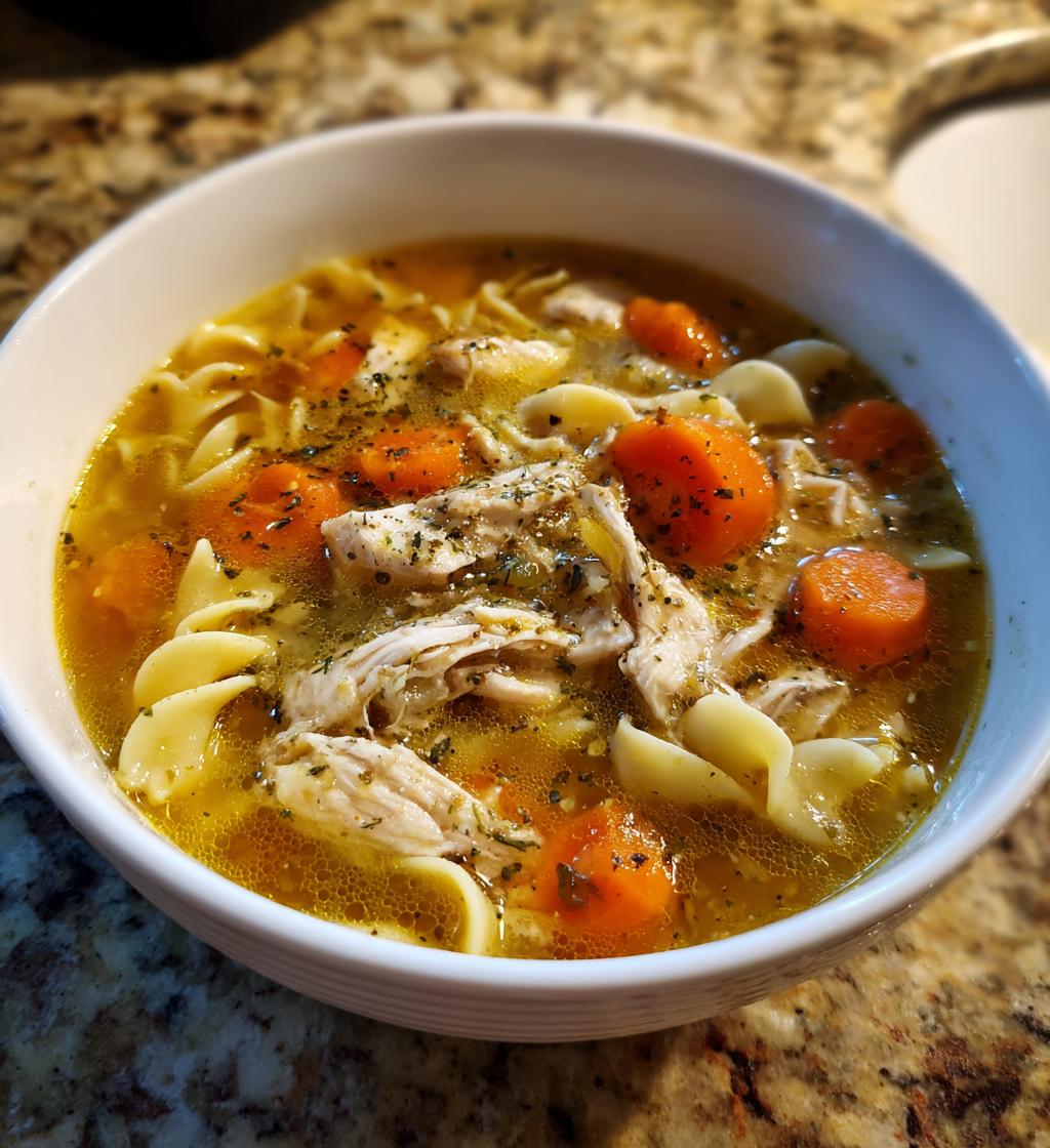 simple chicken noodle soup